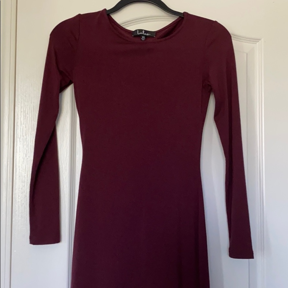 Lulus Burgundy Dress